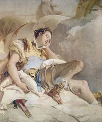 Armida Abducting the Sleeping Rinaldo (detail), from 